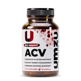 UMZU zuACV en capsules dans sa bouteille, soutien digestif pratique au quotidien.