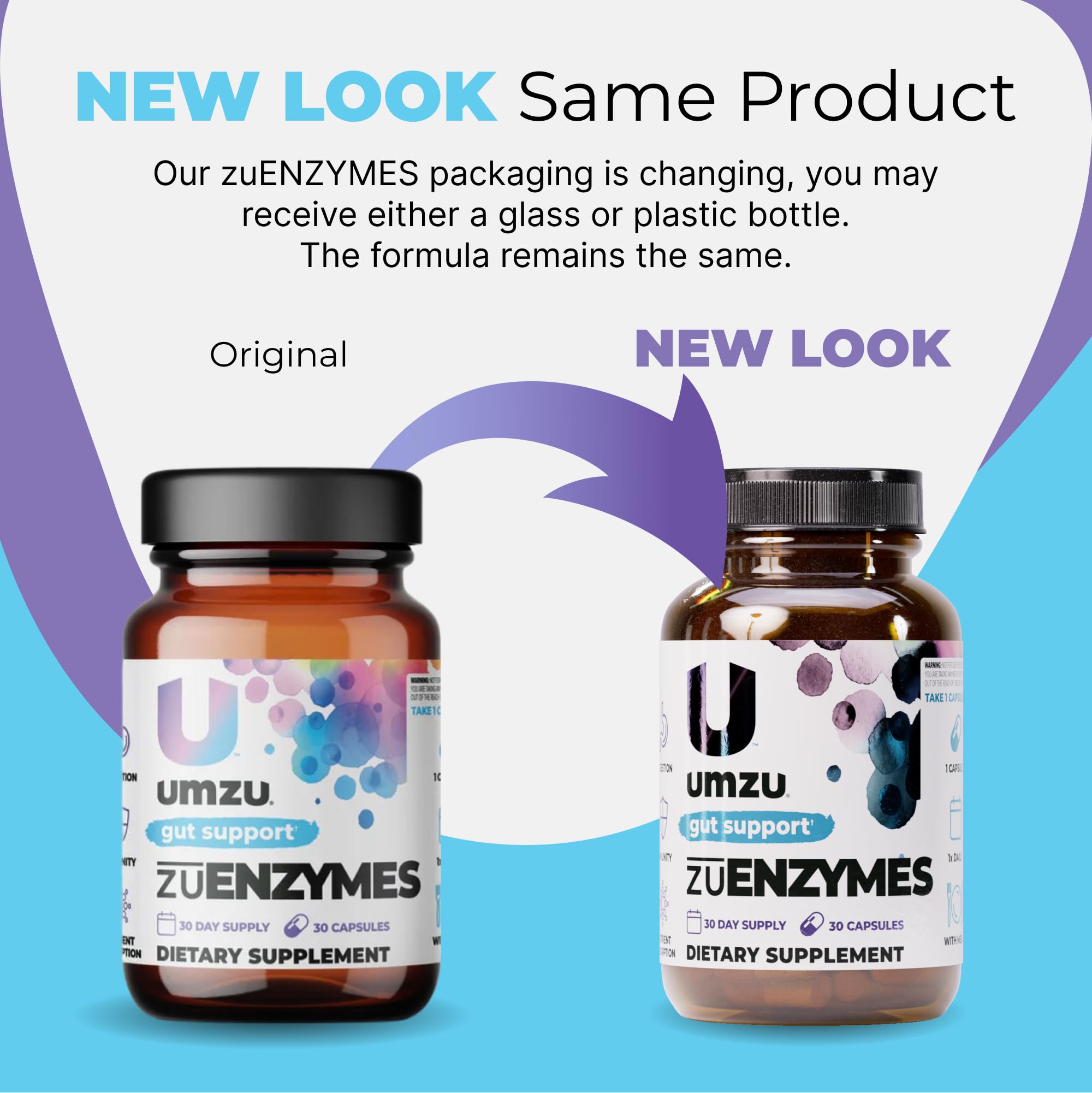 Soutien digestif subtil pour le quotidien avec UMZU zuEnzymes.