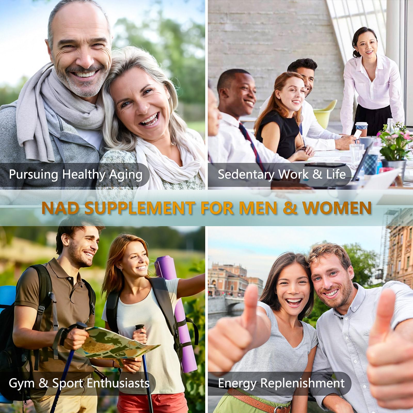 UNcena NAD – Riboside de nicotinamide: énergie cellulaire et bien-être.