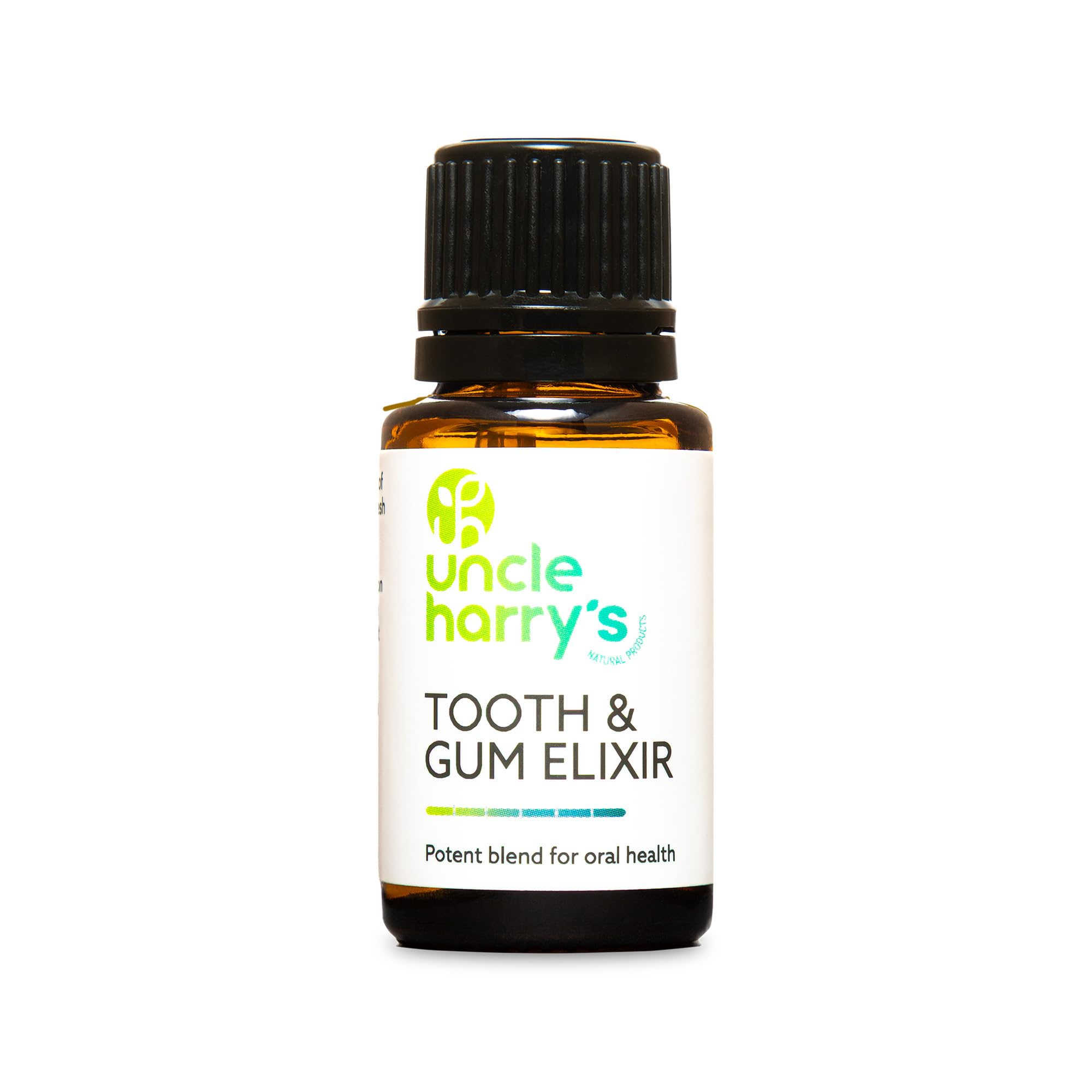 Bouteille 15 ml Uncle Harry's Elixir Aromathérapie pour haleine purifiée et sans alcool.
