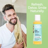 Uncle Harry's Swish: formule naturelle sans gluten et végane pour les soins buccaux.