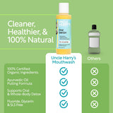 Uncle Harry's Swish: utilisation quotidienne douce pour une expérience sensorielle apaisante.