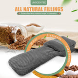 UNCN chaleur naturelle grâce au millet, graines de lin et billes d'argile pour une chaleur durable.