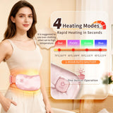 Uncn chauffe-patch portable sans-fil rose: chaleur continue sans fil pour les douleurs menstruelles.