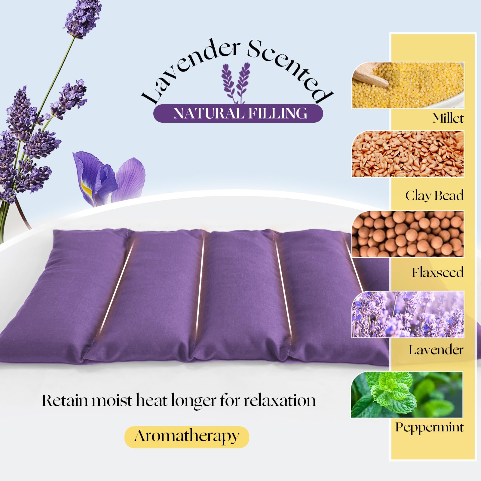 uncn housse lavable douce pour compresse.