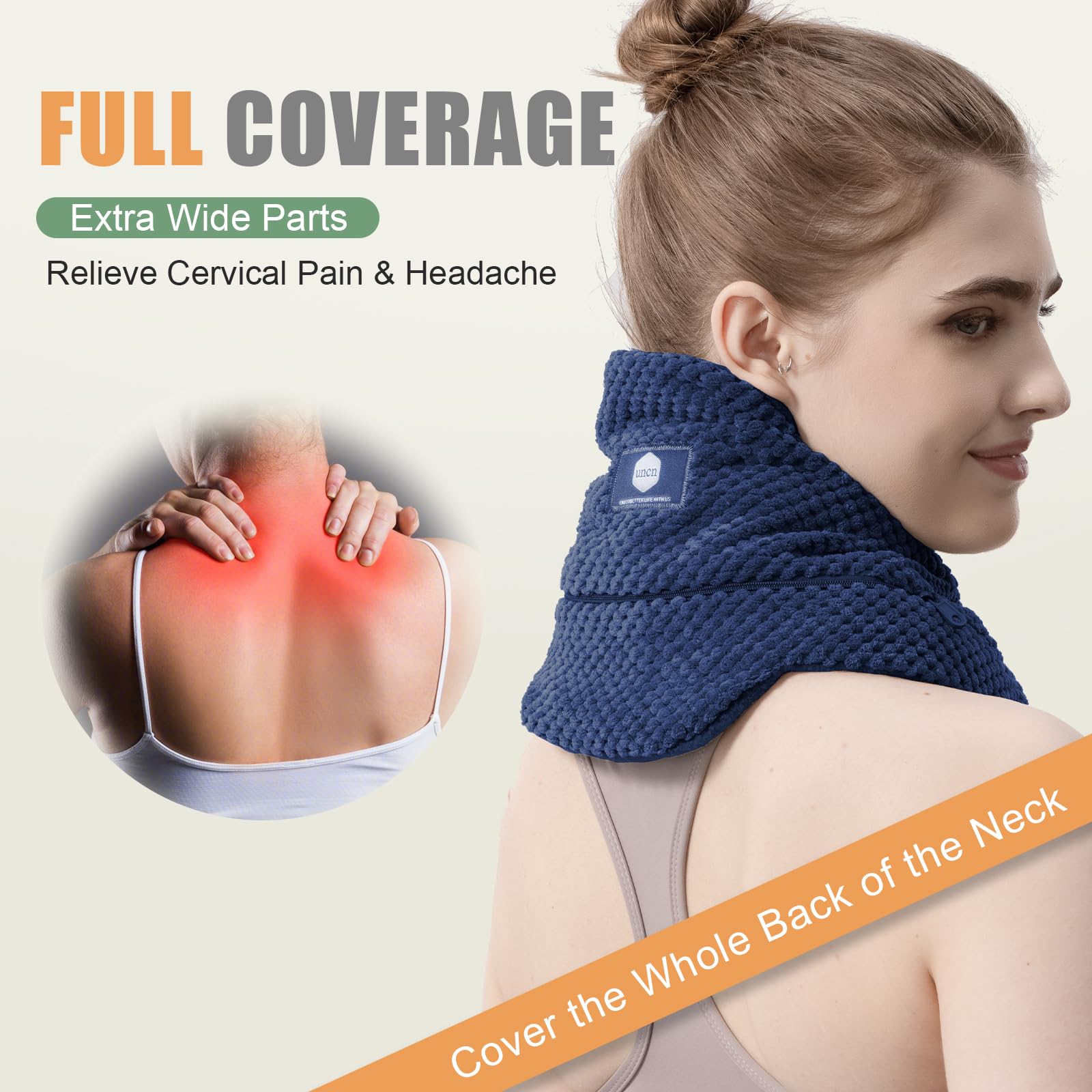 Rembourrage millet et lin de UNCN, chaleur naturelle et durable.