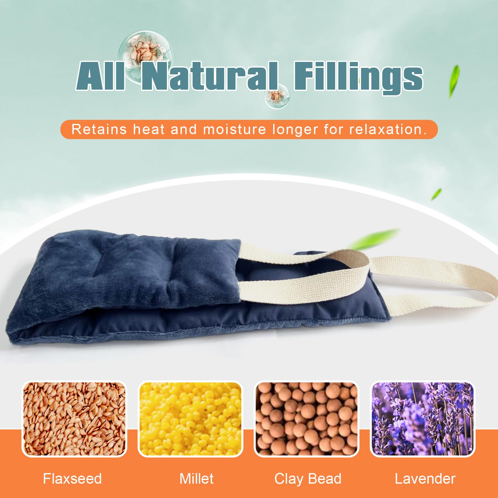 uncn remplissage naturel lavande et graines pour chaleur durable.