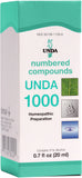UNDA 1000 Composés numérotés – bouteille prête à l'emploi pour un usage domestique potentiel.