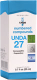 UNDA 27 Composés Numérotés — flacon 20 ml pour une utilisation quotidienne.