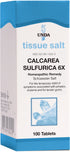 UNDA Calcarea Sulfurica 6X, bouteille prête à l’emploi pour irritations cutanées.