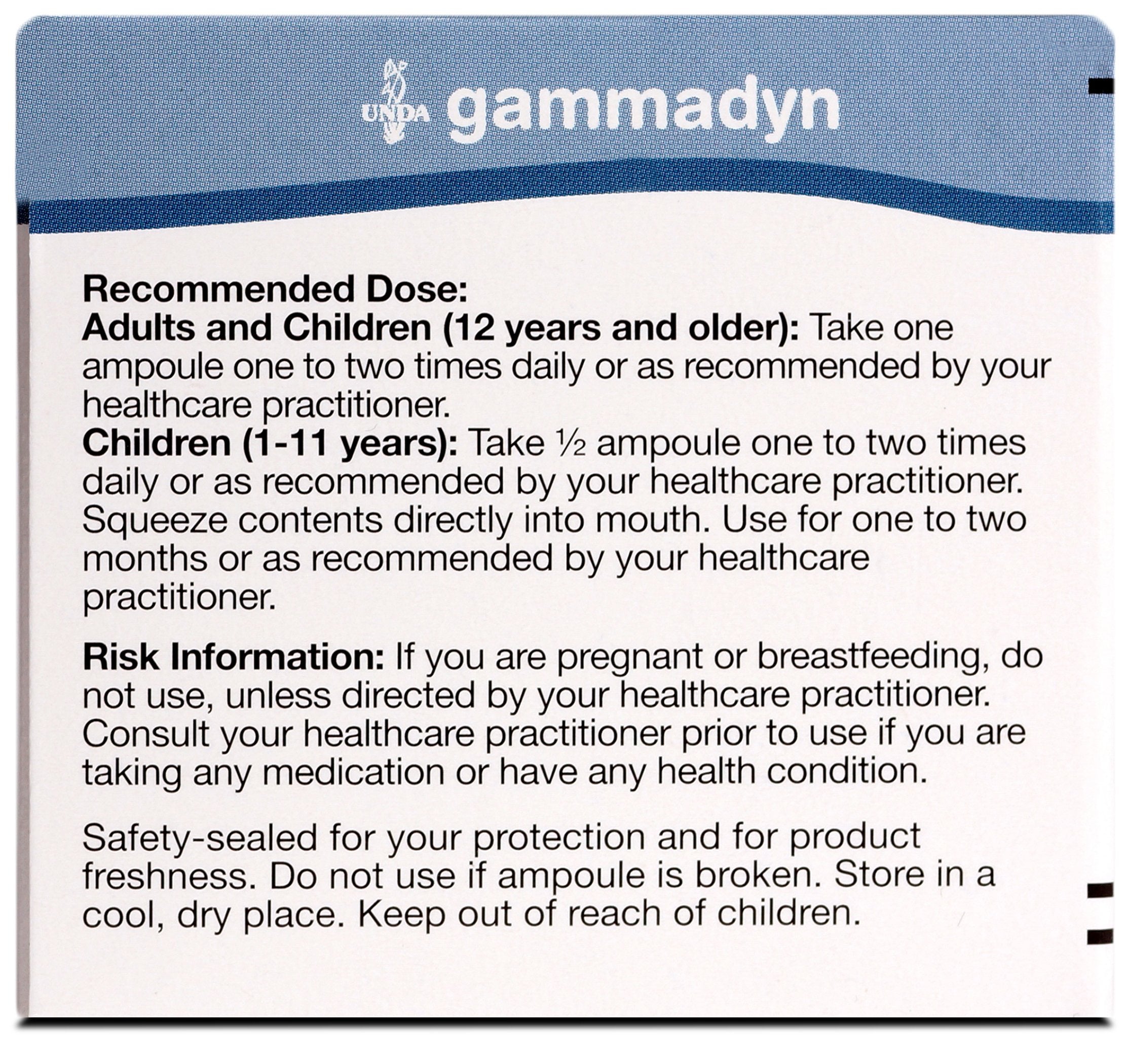 UNDA Gammadyn: doseur d'ampoules facilitant la prise