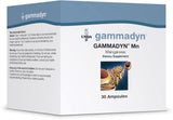 UNDA GAMMADYN Mn, ampoules en vue d ensemble, soutien potentiel des fonctions cellulaires.