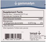 UNDA GAMMADYN Mn, emballage 30 ampoules, pratique pour routine quotidienne.