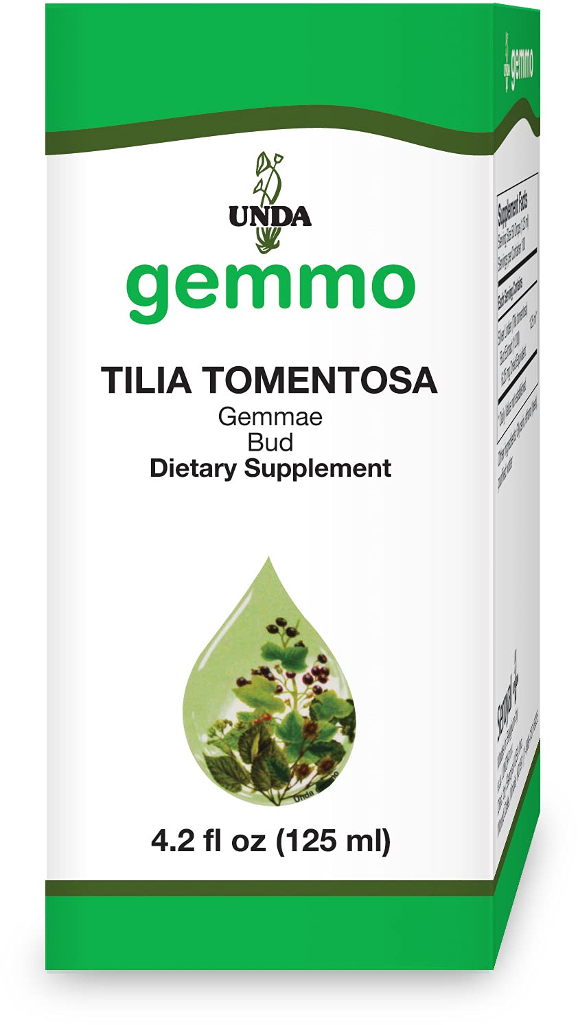 UNDA Gemmo Therapy Tilia Tomentosa — bouteille gouttes, extrait naturel pour un drainage potentiel
