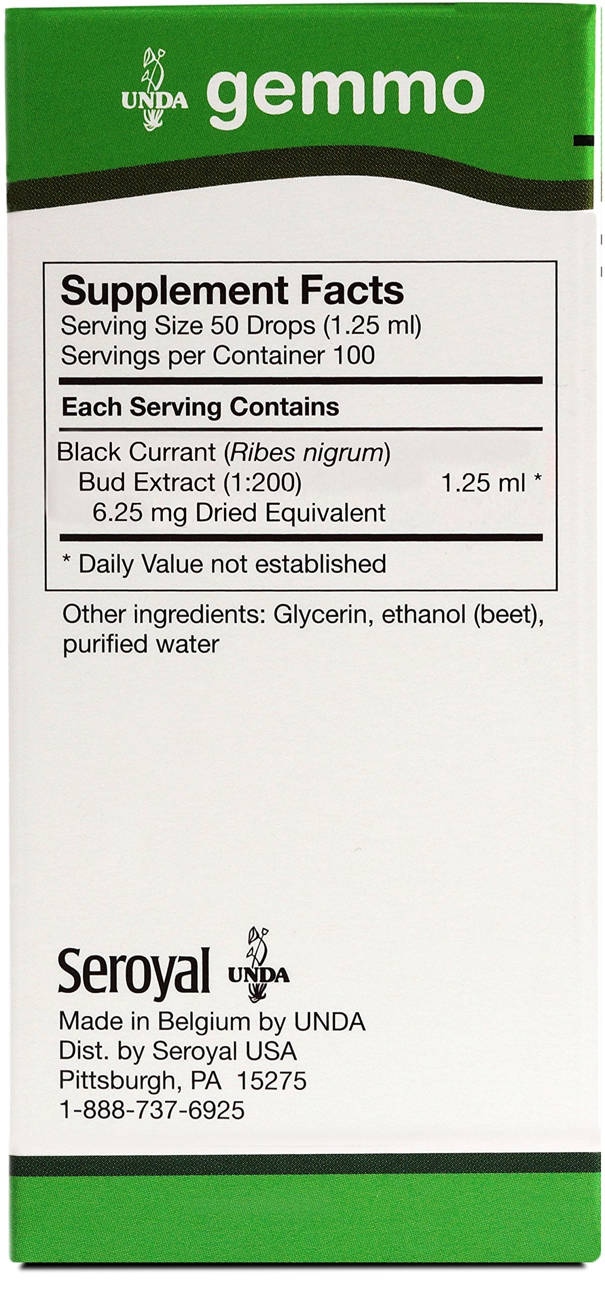 UNDA Gemmothérapie Ribes Nigrum – flacon: protocole simple pour routine bien-être.