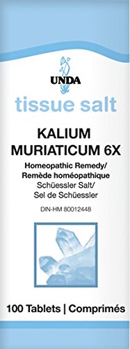 UNDA Kalium Muriaticum 6X emballage clair pour une utilisation quotidienne.
