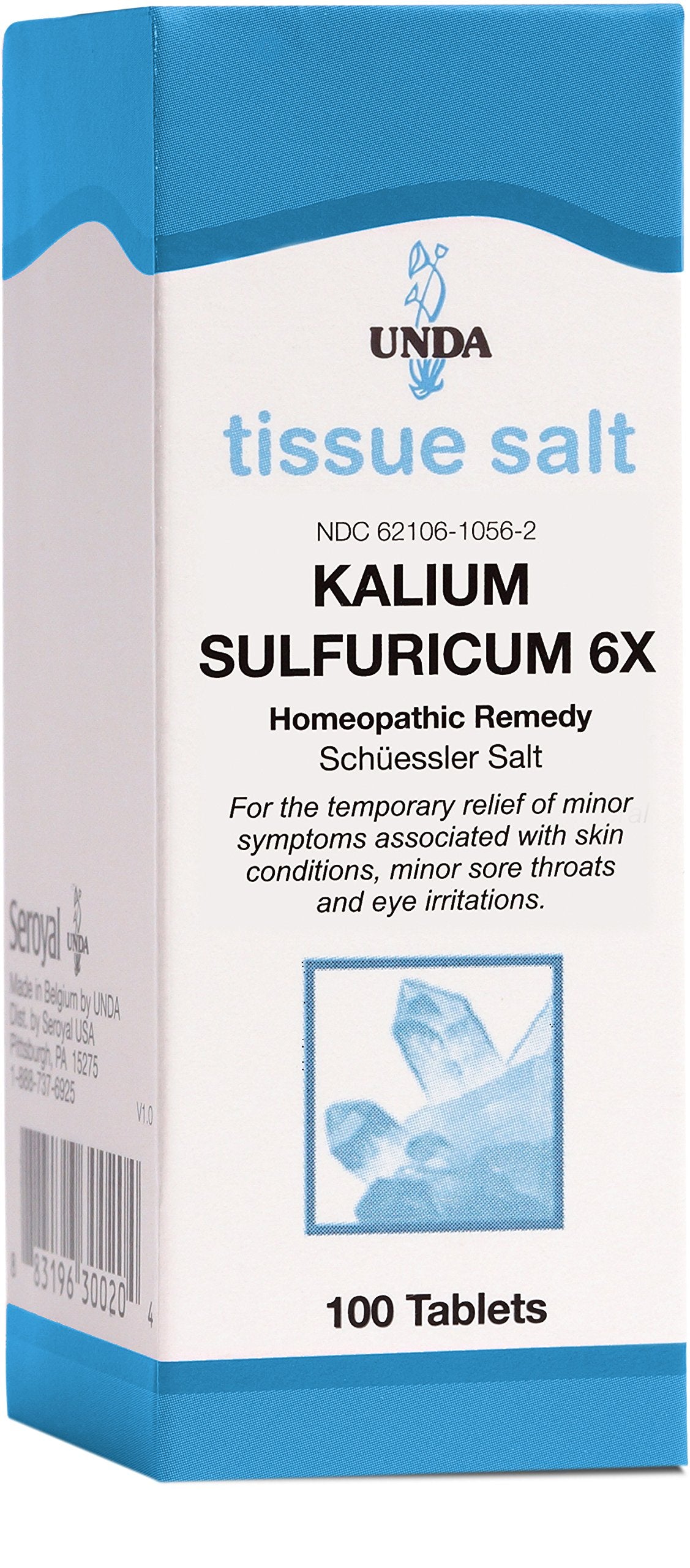 UNDA Kalium Sulfuricum 6X – flacon pratique pour une utilisation quotidienne à domicile