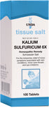 UNDA Kalium Sulfuricum 6X – flacon pratique pour une utilisation quotidienne à domicile