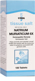 UNDA Natrium Muriaticum 6X – Bouteille cachets, soutien potentiel à l'équilibre hydrique.