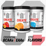 Undefined Nutrition Create BCAA/EAA+ goût Punch, saveur énergisante sans stimulant