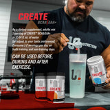Undefined Nutrition Create BCAA/EAA+ mesure facile dans l’eau, ajustez l’hydratation