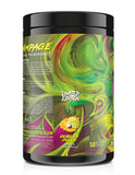 Rampage Panda Supps Underground Bio Labs, étiquette claire guidant une utilisation responsable.