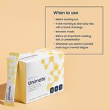 Unicity Feel Great System Poudre Citron, mélange rapide pour une boisson légère.