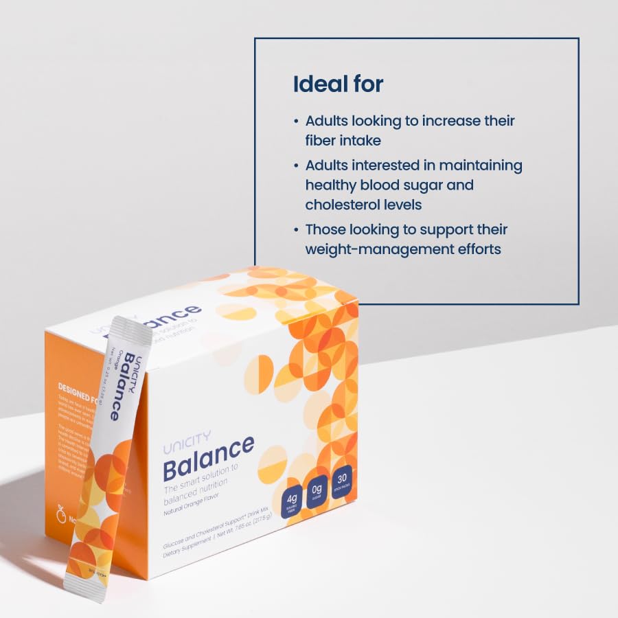 Unicity Feel Great System Poudre Orange, préparation facile dans un verre.