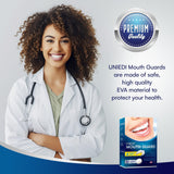 UNIEDI garde-dents-bruxisme-moulable montre le moulage maison pour un ajustement personnalisé