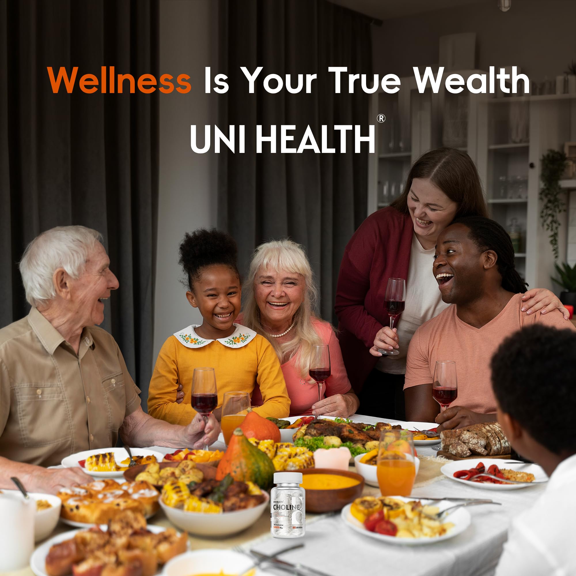 UniHealth Choline format 60 jours pratique et économique