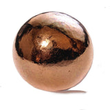 Boule Unique Metals en cuivre 1 et 1/8 pouce pour décoration et énergie positive.