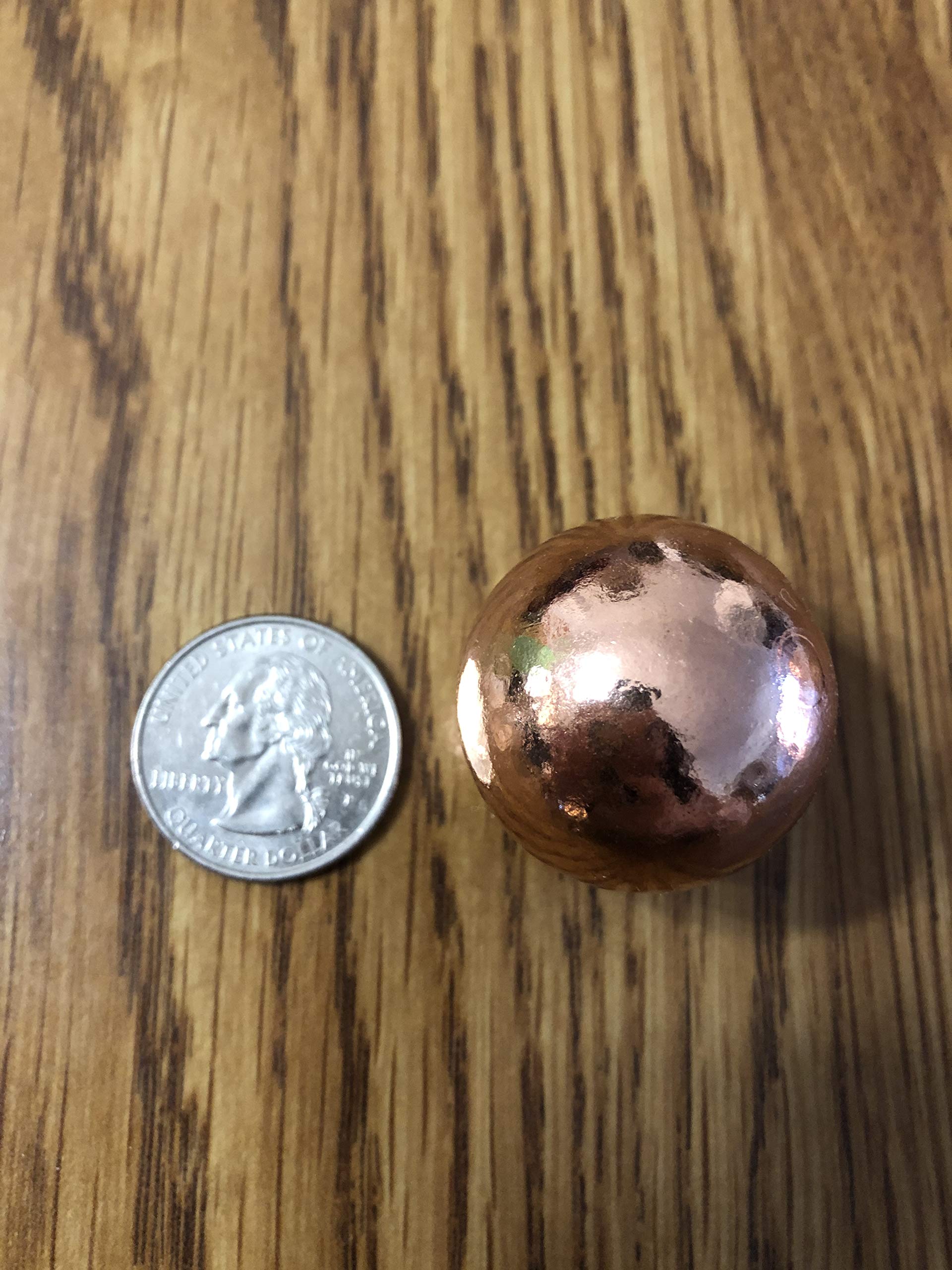 Unique Metals boule cuivre 1 et 1/8 pouce, purification des cristaux et harmonie.