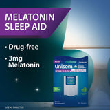 Unisom Mélatonine 3 mg bande dissolvante, format pratique et rapide