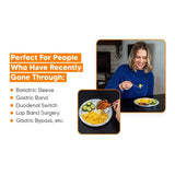 Universal Body Labs assiette-bariatrique design-sections facilite l’organisation des plats
