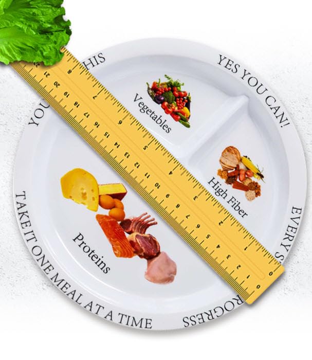 Universal Body Labs assiette-bariatrique micro-onde-compatible réchauffage rapide