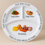 Universal Body Labs assiette-bariatrique protéine pour des portions équilibrées