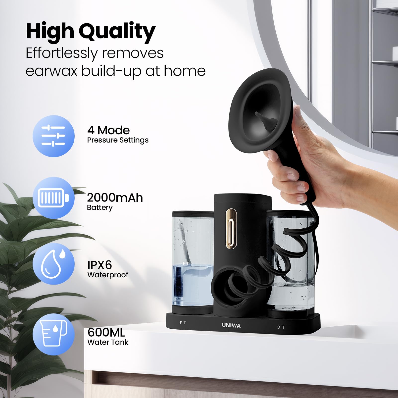 UNIWA embouts remplaçables pour usage hygiénique entre utilisateurs