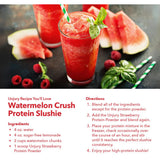Unjury Poudre Whey Fraise – Yaourt recette : integration facile dans des collations protéinées
