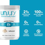 Produit certifié kosher Unjury, garantissant qualité et conformité.