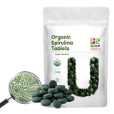UNLEASH'D ORGANIC Spiruline, comprimés en bouteille, énergie naturelle et pureté végétale