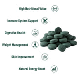 UNLEASH'D ORGANIC Spiruline comprimés, énergie naturelle et protéines végétales