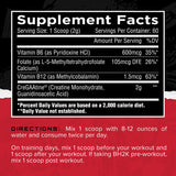 Scoop CreGAAtine indiquant la dose pour pré-entraînement