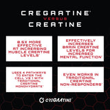 Shaker contenant CreGAAtine, mélange rapide après l'entraînement
