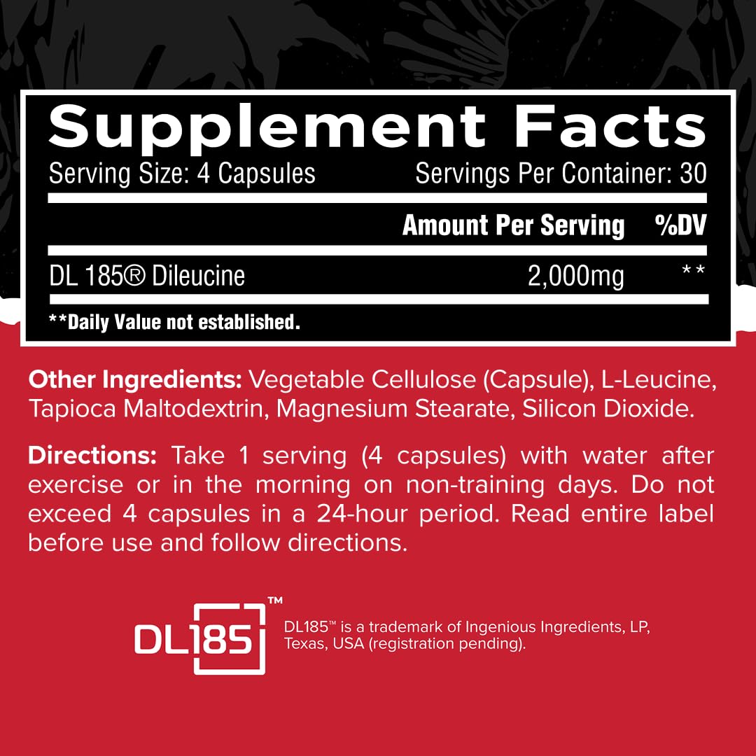 Capsules végétales Unmatched Dileucine peptide, absorption potentiellement accrue.