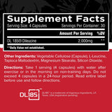 Capsules végétales Unmatched Dileucine peptide, absorption potentiellement accrue.