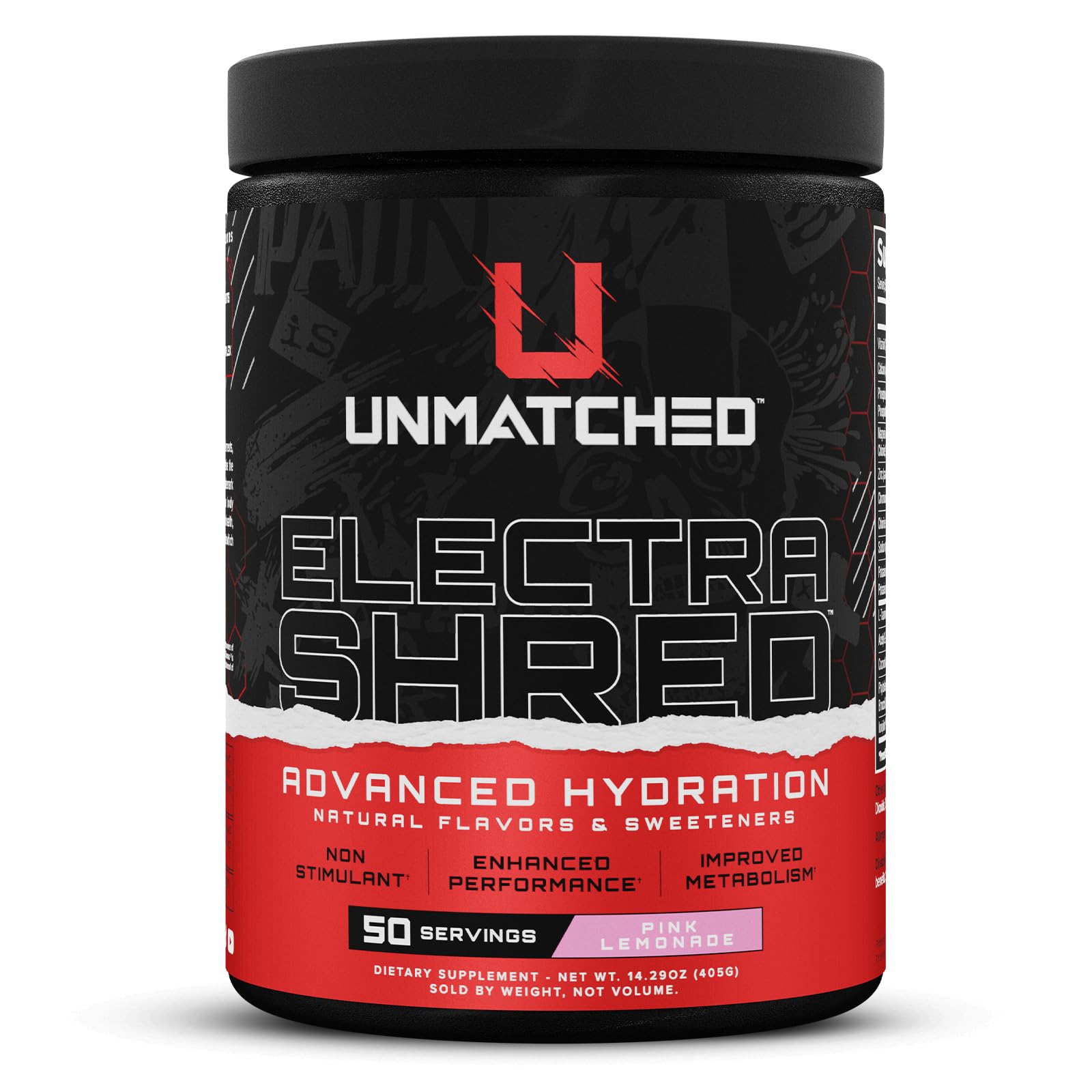 Unmatched Electrashred, bouteille hydratation rose citron, hydratation efficace pendant l’entraînement.