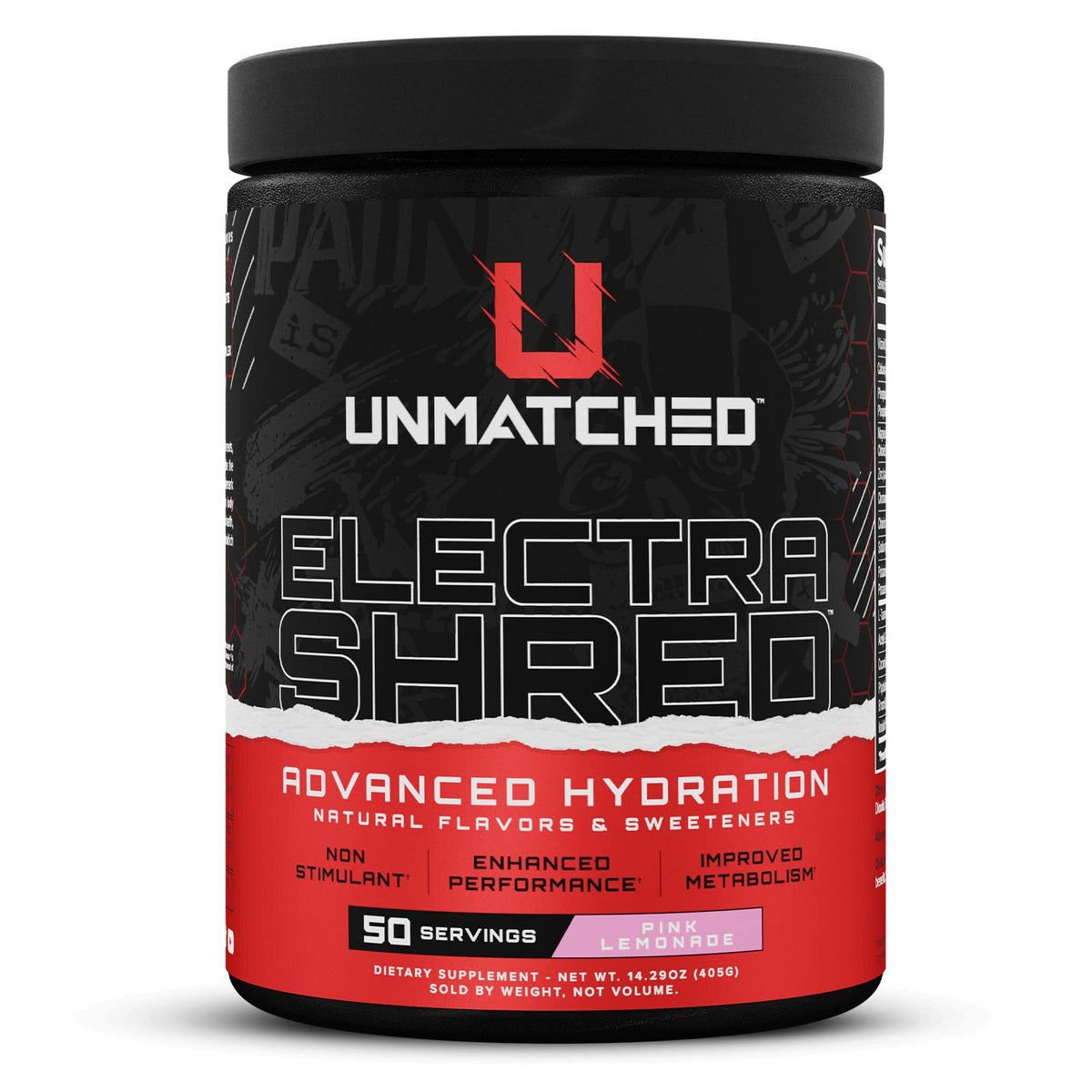 Unmatched Electrashred, bouteille hydratation rose citron, hydratation efficace pendant l’entraînement.