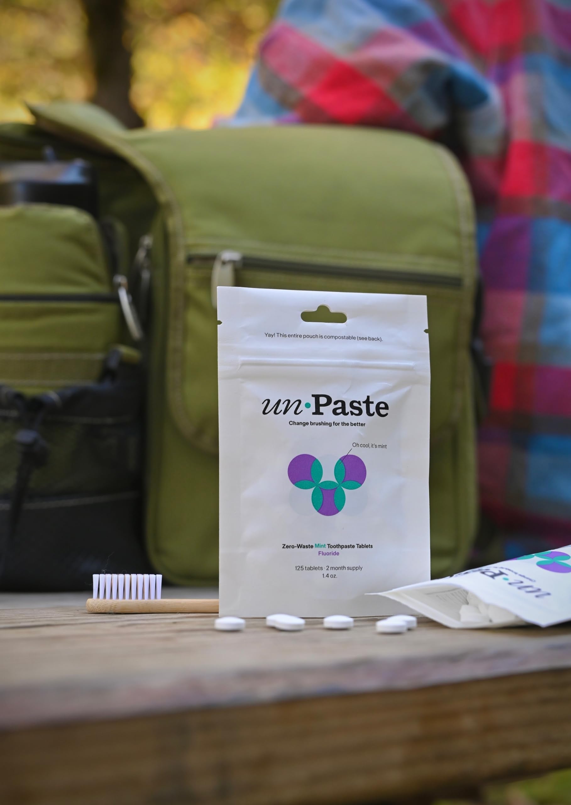 Unpaste tablettes dentaires menthe vanille idéales pour un rafraîchissement rapide.