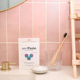 Unpaste tablettes dentifrice polissage doux pour surfaces dentaires plus propres.