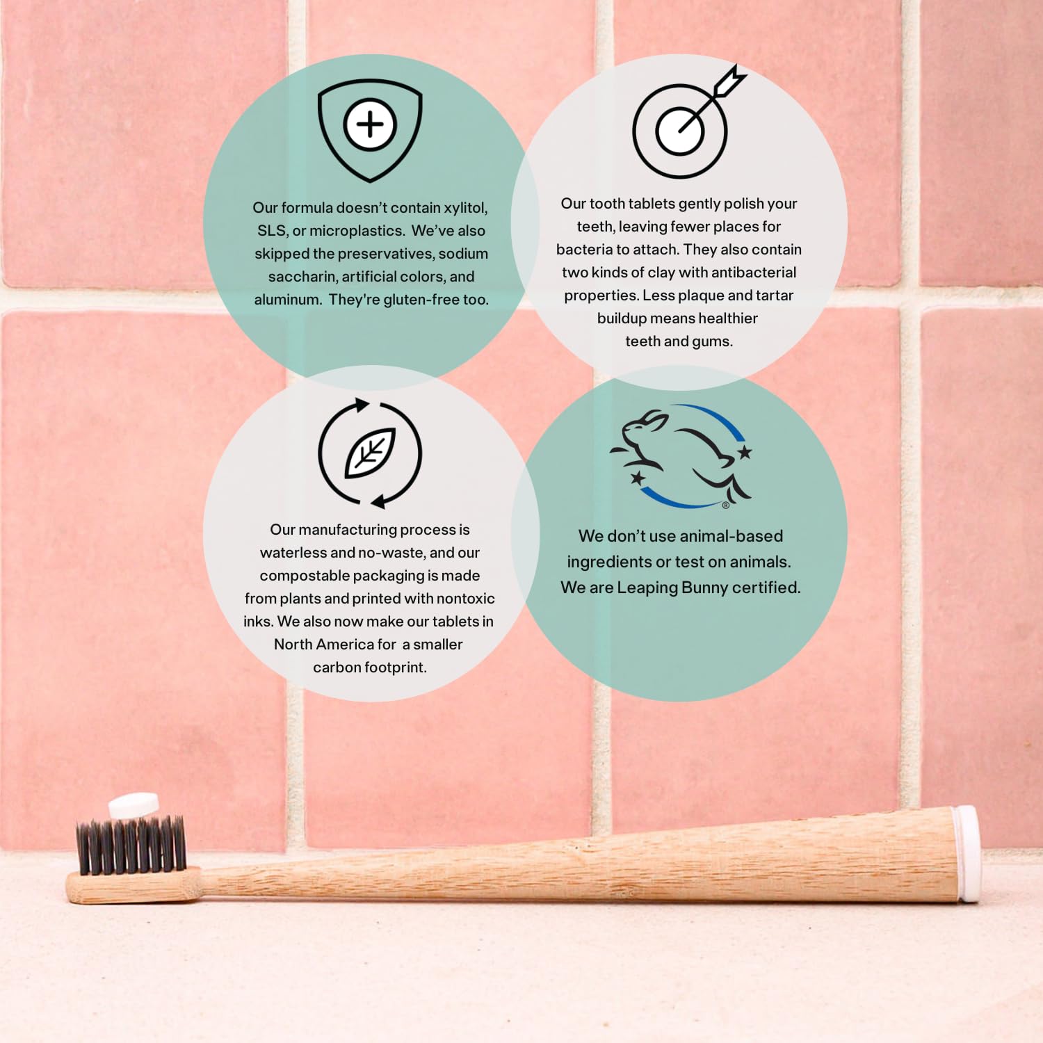 Unpaste tablettes dentifrice voyage sachet refermable, pratique en déplacement.